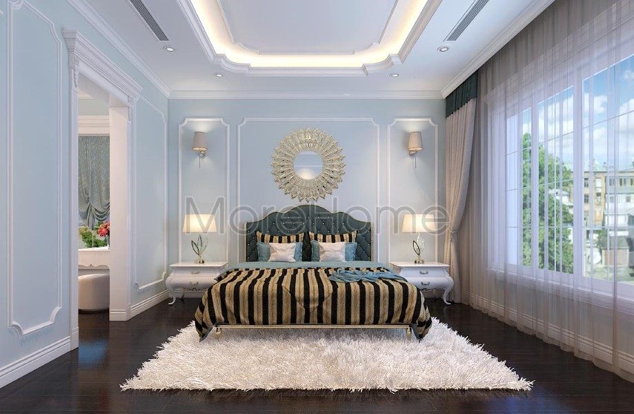 Thiết kế nội thất phòng ngủ biệt thự EuroLand